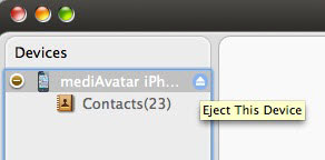 How backup iPhone contacts to Mac