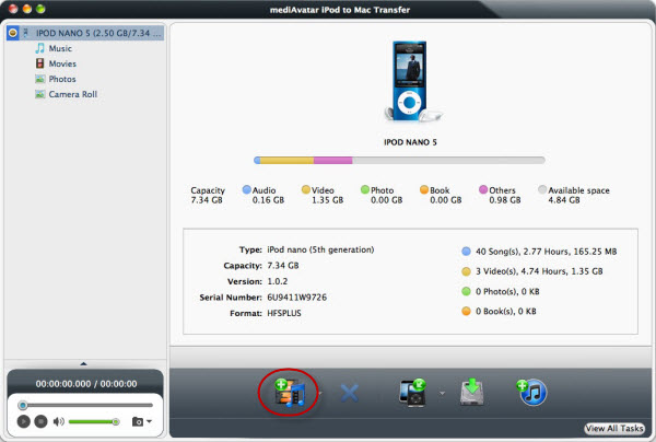 File sync from Mac to iPod